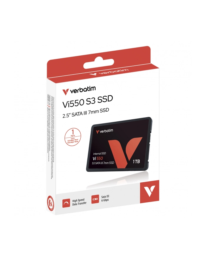 verbatim Dysk SSD wewnętrzny 1TB SATA III Czarny główny