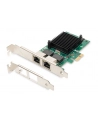 digitus Karta sieciowa przewodowa PCI Express 2x RJ45 Gigabit 10/100/1000Mbps Low Profile - nr 27