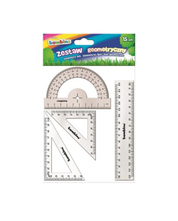 majewski Zestaw geometryczny 4 elementowy 20cm bambino