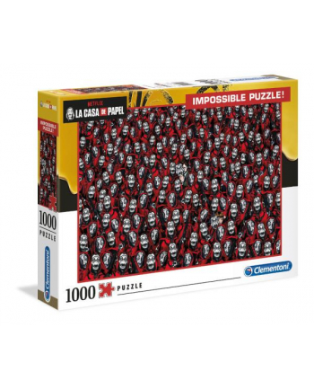 Clementoni Puzzle 1000el Impossible Dom z papieru. La casa de papel 39527