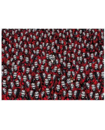 Clementoni Puzzle 1000el Impossible Dom z papieru. La casa de papel 39527