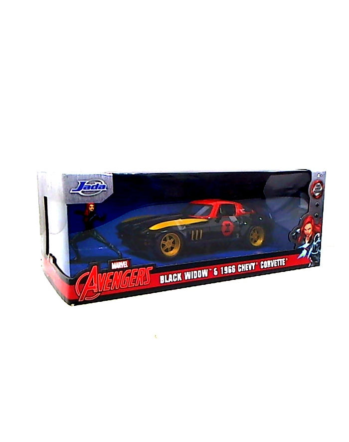 Auto Marvel Black Widow Chevy 1966 1:24 Dickie główny