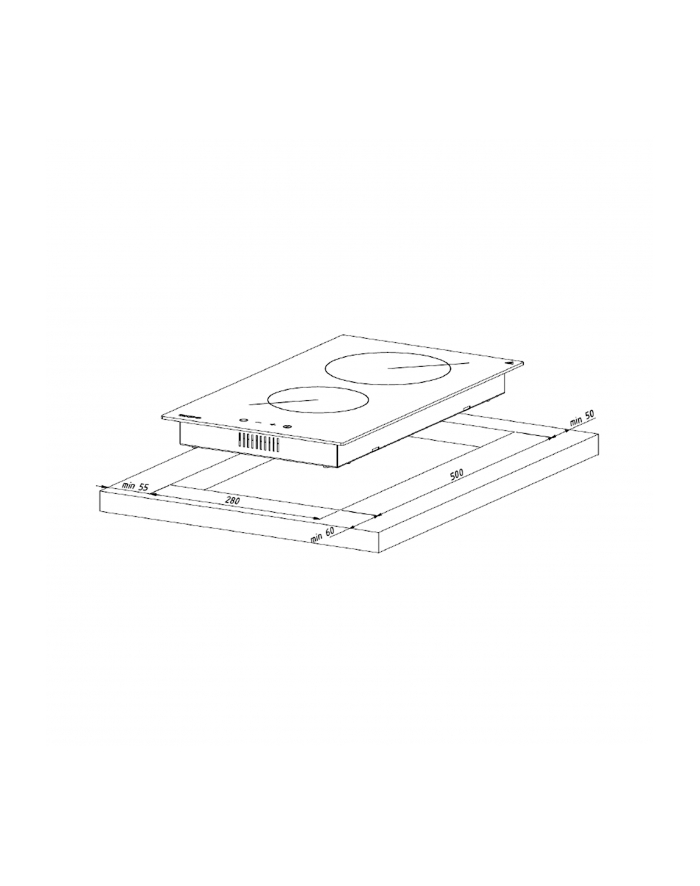 akpo Plyta ceramiczna PKA30830/2 główny