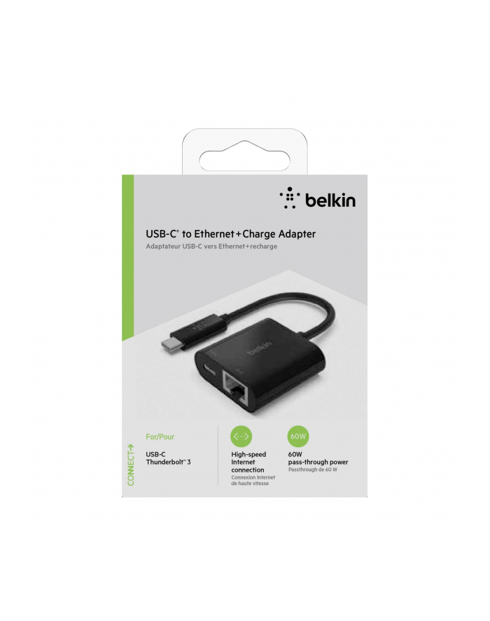 belkin Adapter USB-C / Ethernet z ładowaniem główny