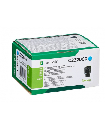 lexmark Toner C2320C0 cyan