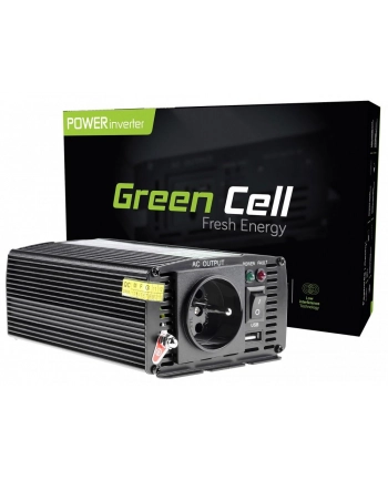green cell Przetwornica 24V/230V 300W/600W Mod sinus nr 1
