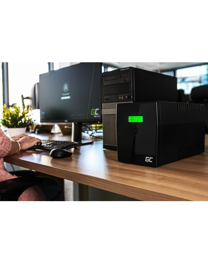 green cell Zasilacz awaryjny UPS 1000VA 600W Power Proof główny