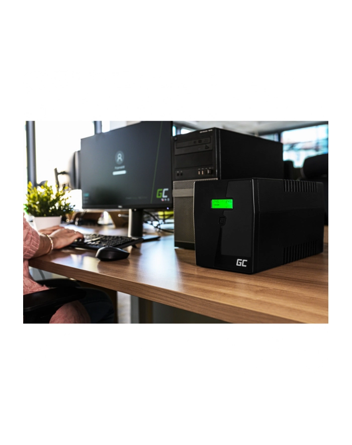green cell Zasilacz awaryjny UPS 1000VA 700W Power Proof główny