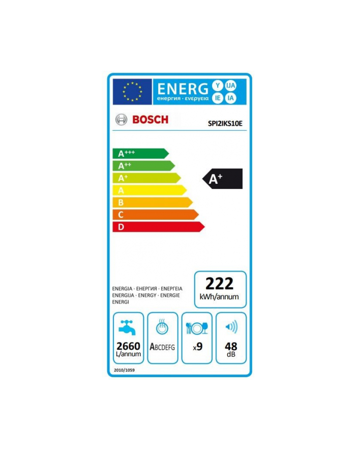 bosch Zmywarka SPI2IKS10E główny