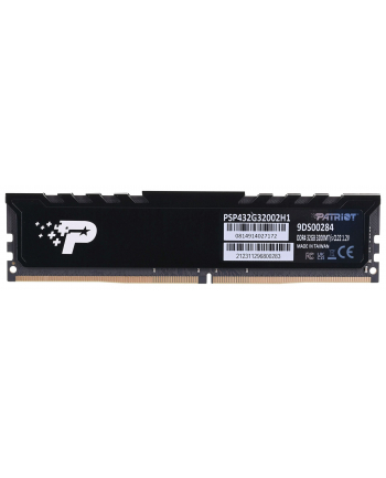 patriot Pamięć DDR4 Signature Premium 32GB/3200(1*32GB) CL22