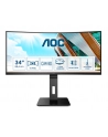 aoc Monitor CU34P2A 34 cale VA Curved 100Hz HDMIx2 DP - nr 49