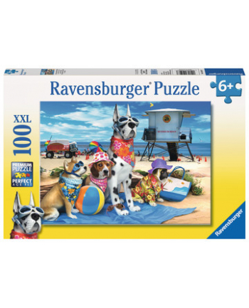 Puzzle 100el XXL Brak psów na plaży 105267 RAVENSBURGER