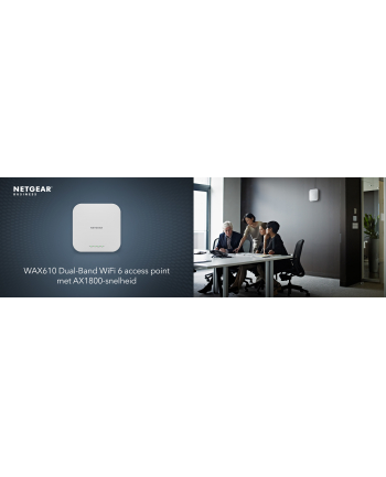 netgear Punkt dostępowy WAX610 WiFi 6 AX1800