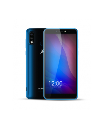 Allview A20 Lite Blue, 5.7 '', Multitouch capacitive touchscreen, 2.5D, 480 x 960, Cortex-A7 Quad-core, Internal RAM 1 GB, 16 GB, Micro SD, Dual SIM, Micro SIM, 3G, Główna kamera (tył) 5 MP, Druga kamera (przód) 2 MP, System Android, 10 Go, 2400 mAh