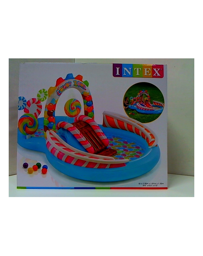 intex Plac zabaw Cukierki+ślizg 295X191X130 57149 07630. główny