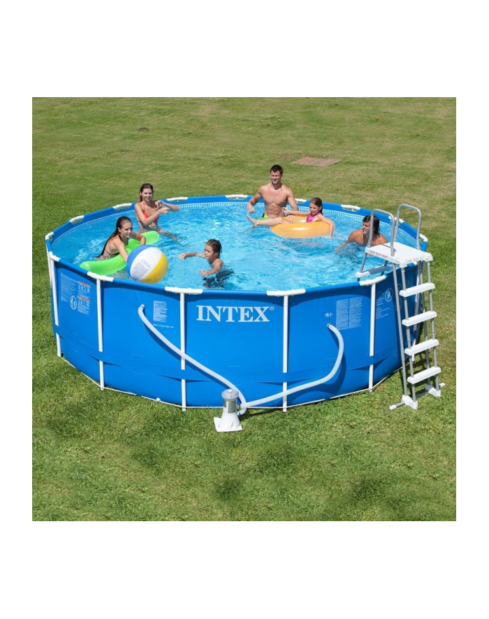 intex Basen ogrodowy stelażowy 457X122+akces 28242 08576 główny