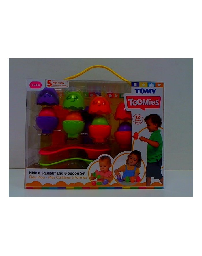 TOMY TOOMIES Jajeczka z łyżeczkami E73082 główny