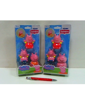 TOMY Świnka Peppa figurki do wody 3-pack E73105