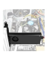 AXAGON PCEM2-DC, adapter wewnętrzny PCIe x4 - M.2 NVMe M-key + SATA B-key slot, chłodnica, LP - nr 19