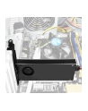 AXAGON PCEM2-DC, adapter wewnętrzny PCIe x4 - M.2 NVMe M-key + SATA B-key slot, chłodnica, LP - nr 27