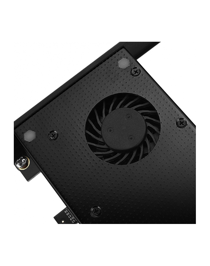 AXAGON PCEM2-DC, adapter wewnętrzny PCIe x4 - M.2 NVMe M-key + SATA B-key slot, chłodnica, LP główny