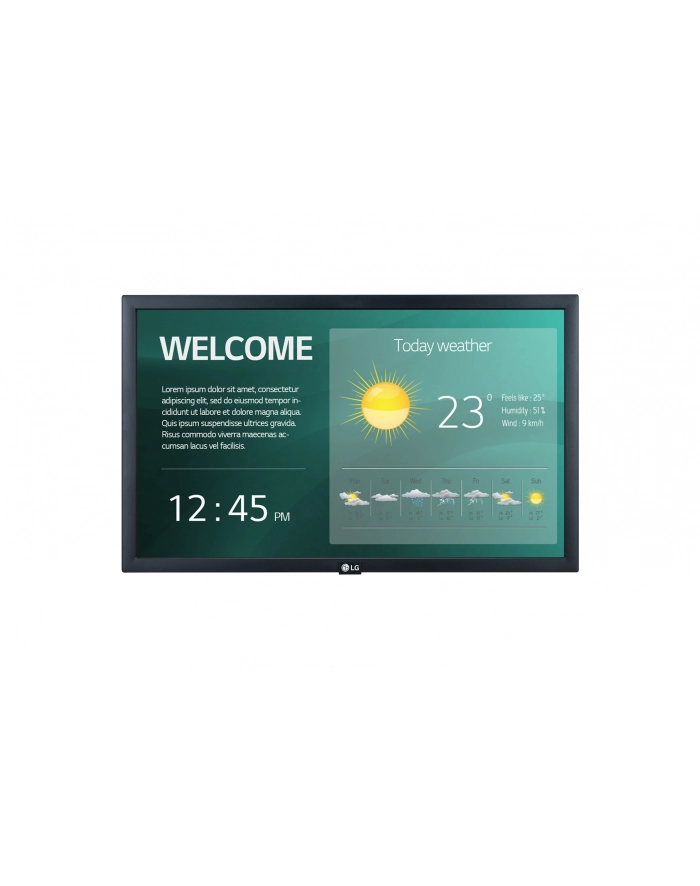 lg electronics Monitor wielkoformatowy  22SM3G 250cd/m2 16/7 główny