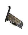 AXAGON PCEM2-D, adapter wewnętrzny PCIe x4 - M.2 NVMe M-key + SATA B-key slot, LP - nr 31