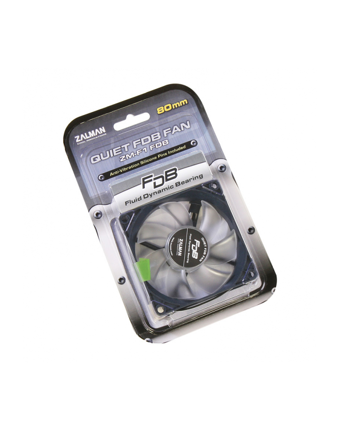 Wentylator do Obudowy ZALMAN ZM-F1 FDB - Wentylator 80x80x25mm główny