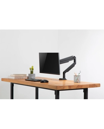 digitus Ramię biurkowe pojedyńcze z zaciskiem 1xLCD max. 32 cale max. 9 kg uchylno-obrotowe 180 (PIVOT)