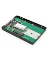 digitus Adapter na dysk SATA/HDD 2,5' M.2 /mSATA SATA 3,6 Gbit/s, zapis do 520 MB/s Aluminiowa - nr 55