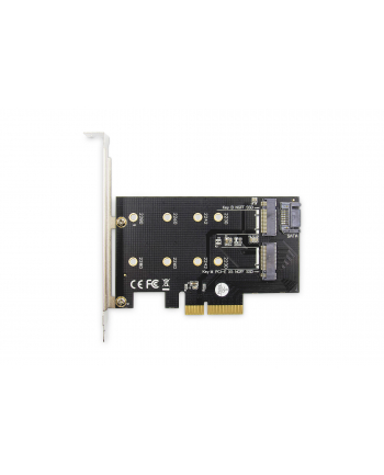 digitus Karta rozszerzeń (Kontroler) M.2 NGFF/NVMe SSD PCIe 3.0 x4 SATA 80, 60, 42, 30 mm