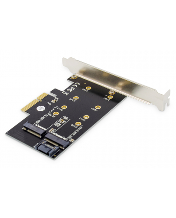 digitus Karta rozszerzeń (Kontroler) M.2 NGFF/NVMe SSD PCIe 3.0 x4 SATA 80, 60, 42, 30 mm