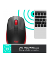 logitech Mysz bezprzewodowa M190  Red     910-005908 - nr 91