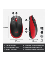 logitech Mysz bezprzewodowa M190  Red     910-005908 - nr 69