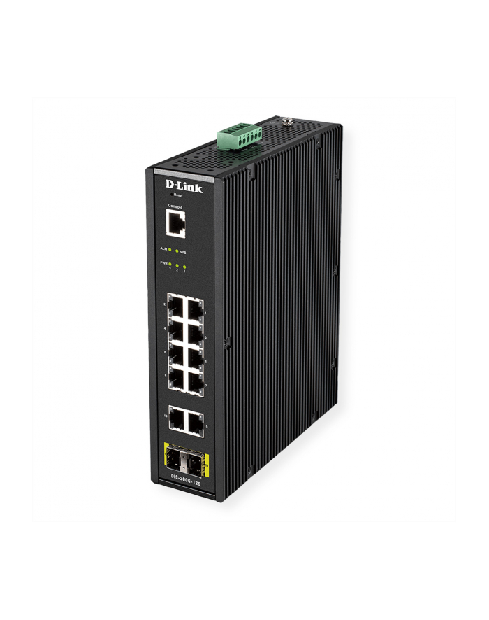 d-link Switch przemysłowy DIS-200G-12S 10x1Gb 2xSFP główny