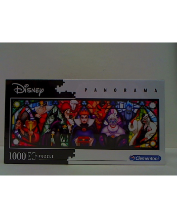 Clementoni Puzzle 1000el panorama Disney Złoczyńcy 39516