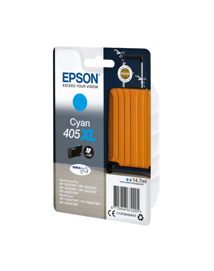 EPSON Singlepack Cyan 405XL DURABrite Ultra Ink główny