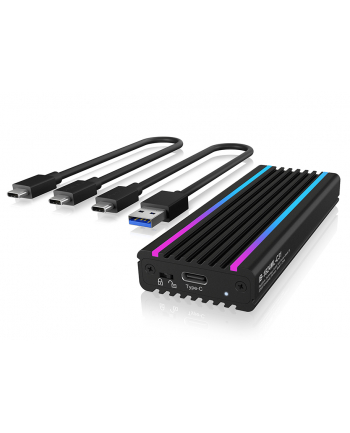 icybox IB-1824ML-C31 Obudowa M.2 NVMe z oświetleniem RGB