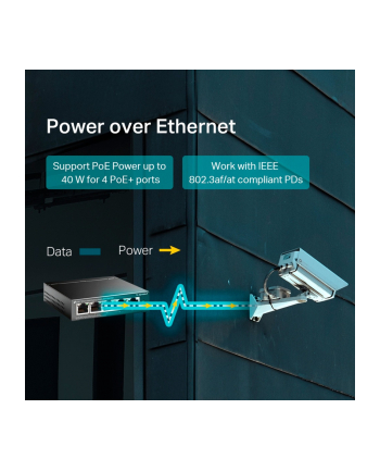 tp-link Switch SG1005LP 5x1Gb (4xPoE+) nr 2