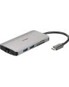 D-LINK USB-C 8-port USB 3.0 hub with HDMI and Ethernet and SD ' microSD card reader and USB-C charging port - nr 12