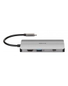 D-LINK USB-C 8-port USB 3.0 hub with HDMI and Ethernet and SD ' microSD card reader and USB-C charging port - nr 27