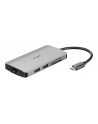 D-LINK USB-C 8-port USB 3.0 hub with HDMI and Ethernet and SD ' microSD card reader and USB-C charging port - nr 32