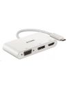 D-LINK USB-C 3-port video adapter with HDMI ' Displayport ' VGA - nr 9