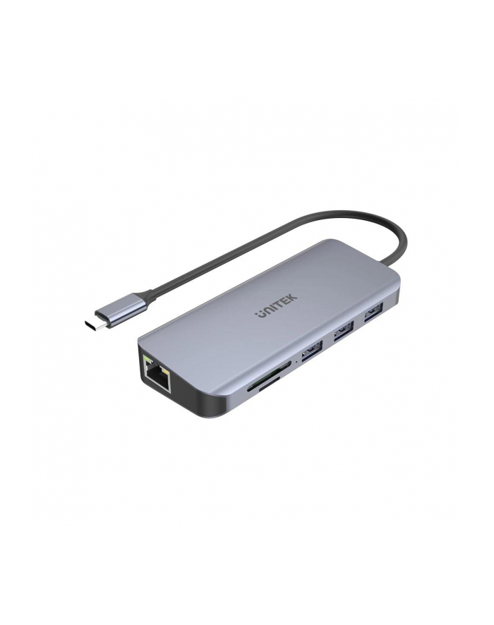 UNITEK Hub USB-C 3xUSB 3.1 PD Hdmi SD VGA RJ45 D1026B główny