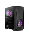 AEROCOOL PGS VISOR-G-BK-v1 ARGB Black Mid Tower PC case - nr 1