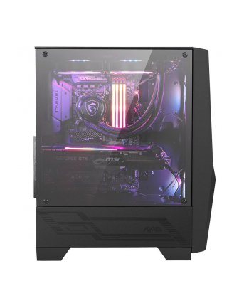 MSI MAG FORGE 100R Mid Tower PC case Black 2xARGB Front Fan 1xRear Fan