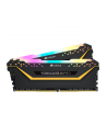 CORSAIR Vengeance DDR4 3200MHz 32GB 2x16GB DIMM Unbuffered 16-20-20-38 XMP 2.0 Pro black TUF Gaming RGB LED Black PCB 1.35V - nr 33