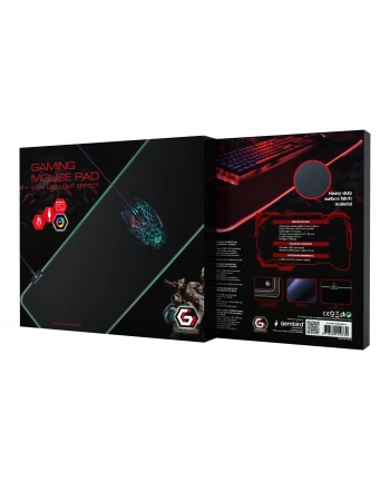GEMBIRD MP-GAMELED-L Gaming mouse pad with LED light effect L-size 300 x 800 mm nr 1