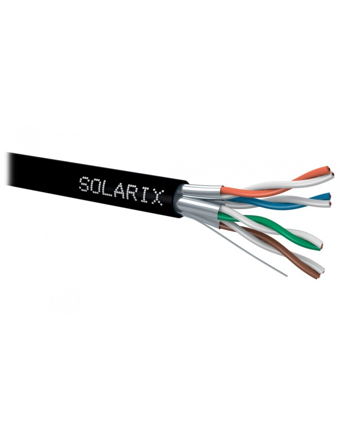 SOLARIX SXKD-6A-STP-PE CAT6A STP PE Fca 500m reel główny