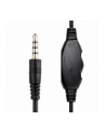 GEMBIRD MHS-03-BKRD Stereo headset with microphone black color with red ring - nr 8